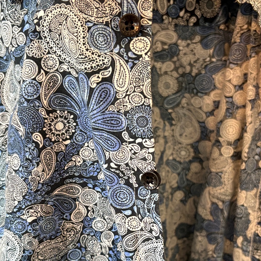 Stetson Navy & Light Blue Paisley Shirt Jacket - Picture 10 of 10